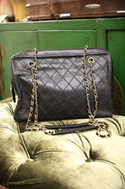 Vintage Chanel Lambskin Quilted Shoulder Bag