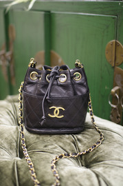 Vintage Chanel Nylon Black Mini Bag Lovely - Mrs Vintage - Selling