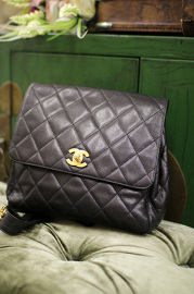 Vintage Chanel Medium Sized Caviar Backpack