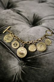 Pretty Vintage Chanel Charms Bracelet Rare from 1994
