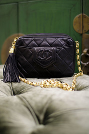 Vintage Chanel Lambskin Mini Bag Full Set