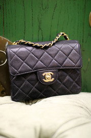 Pre Owned Chanel Caviar Mini Square from 2002