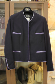 Vintage Chanel Thin Wool Jacket FR36 1996