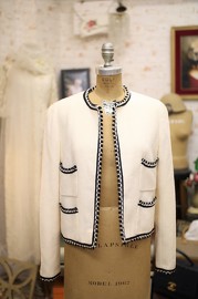 Vintage Chanel White Jacket FR36 1994