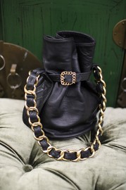 Rare Vintage Chanel Buckle Bag in Early 80s