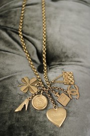 Vintage Chanel Lucky Charms  Long Necklace