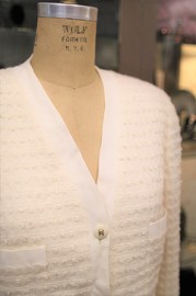 Vintage Chanel Ivory Jacket FR44 1993