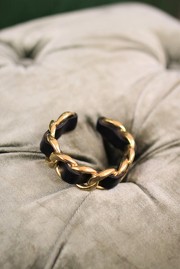 Chicest Heavy Vintage Chanel Bangle from 90s