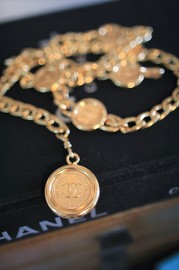 Vintage Chanel Chain Belt from 90s 35.5