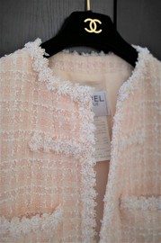 Beautiful Vintage Chanel Peachy Tweed Set FR40 from 1995