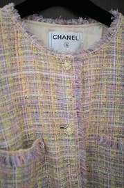 Pre Owned Chanel Spring Tweed Jacket FR46 from 2004