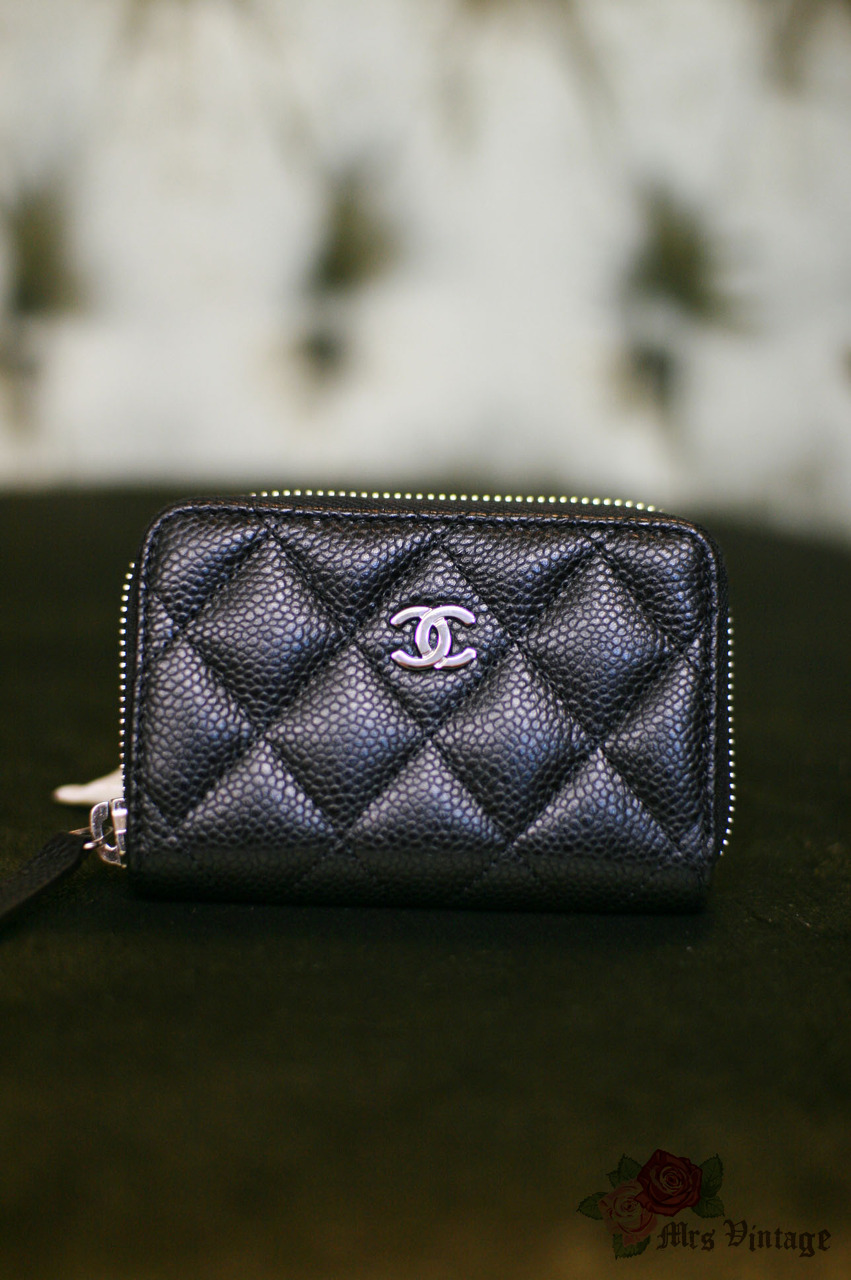 Brand New Chanel Caviar Coins Bag Purse - Mrs Vintage - Selling Vintage  Wedding Lace Dress / Gowns & Accessories from 1920s – 1990s. And many One  of a kind Treasures such